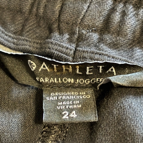 Size 24 3X ATHLETA Farallon Jogger Pants Black NEW - Picture 8 of 9
